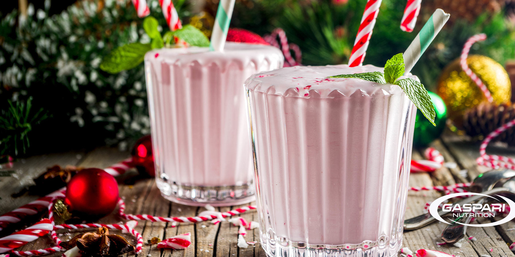 Candy Cane Protein Shake