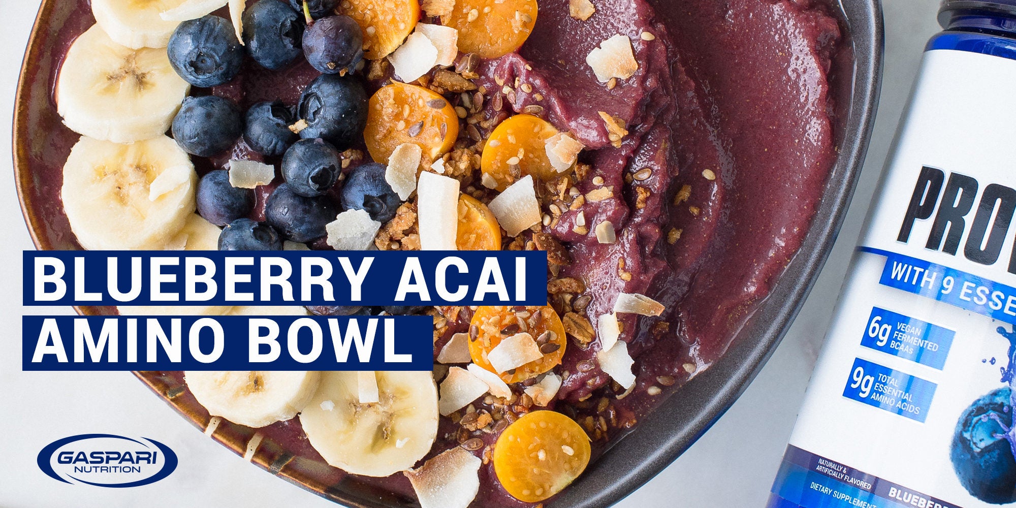 Blueberry Acai Amino Bowl