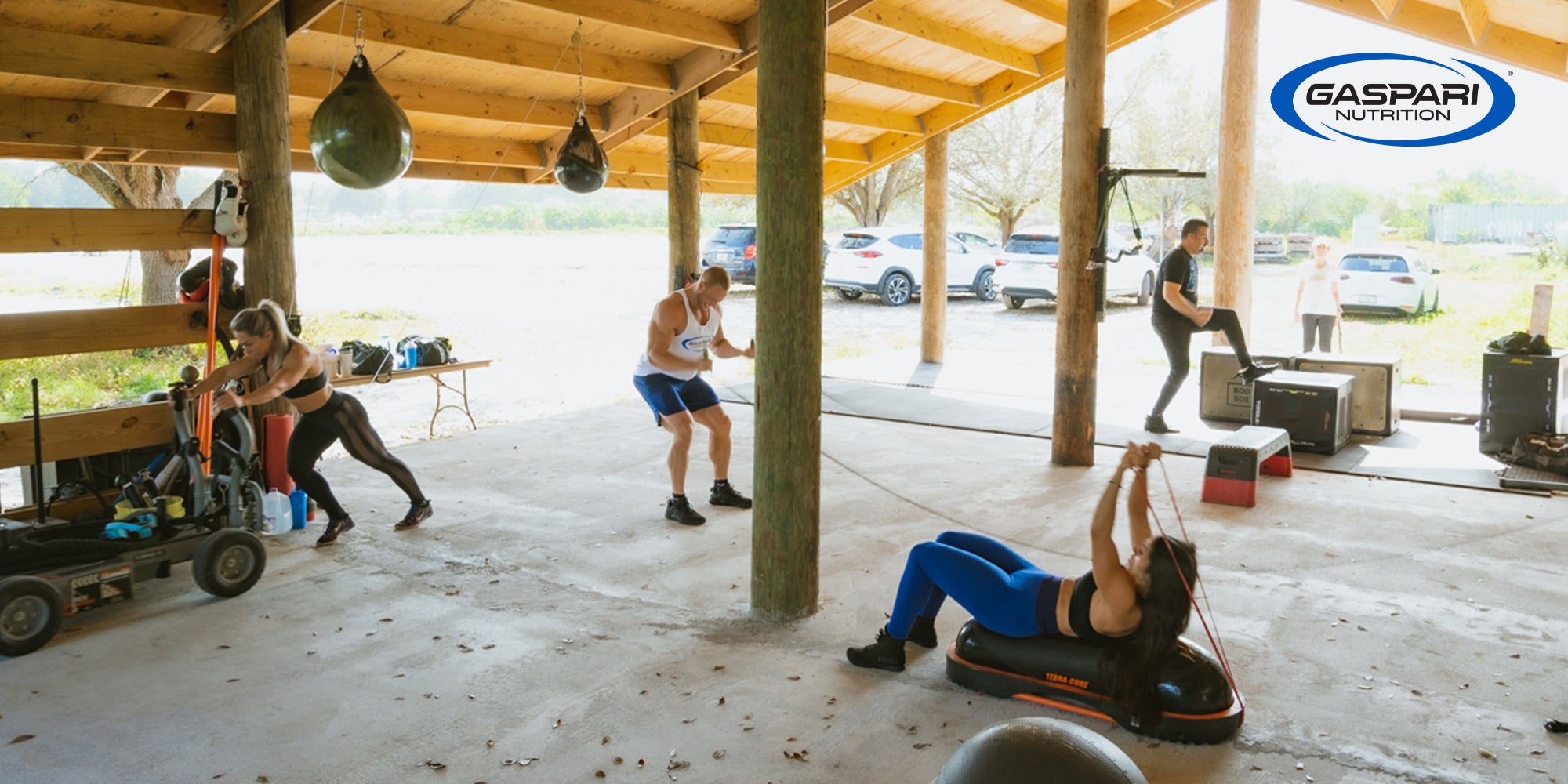 #TeamGaspari​ works out at Kinetic Training in a TACTICAL PRECISION workout