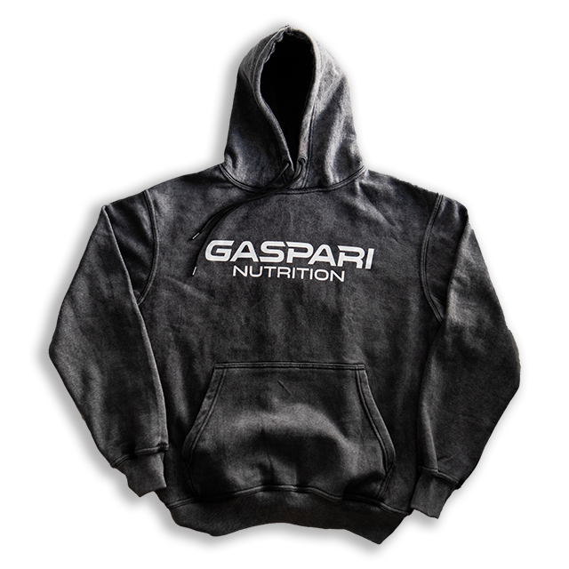 Gaspari Acid Wash Hoodie | Black