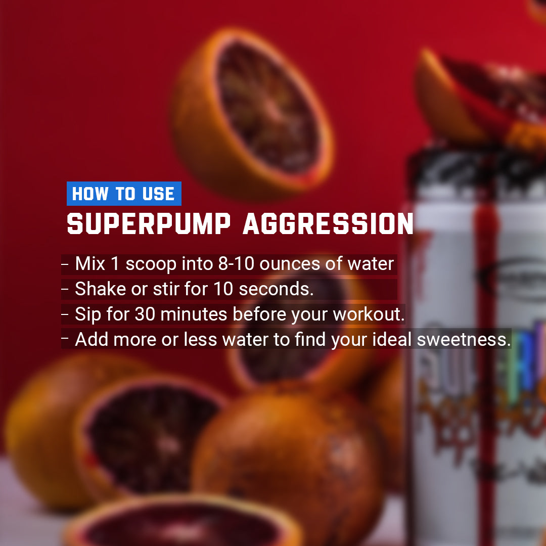 SuperPump Aggression - Next-Gen Pre-Workout (NEW! 20/40 Serving)