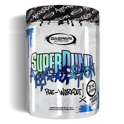 SuperPump Aggression Pre-Workout in berry berry angry flavor