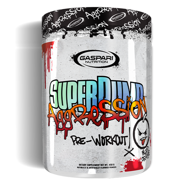 SuperPump Aggression - Next-Gen Pre-Workout - blood orange flavor